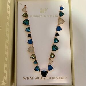 Bomb Party Jewel Candy Necklace “Dazzle Like Dessert” in Blueberry Truffle